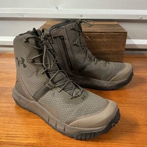 Under Armour Men Micro G Valsetz Zip Tactical Boot 3023748-100 Size 13